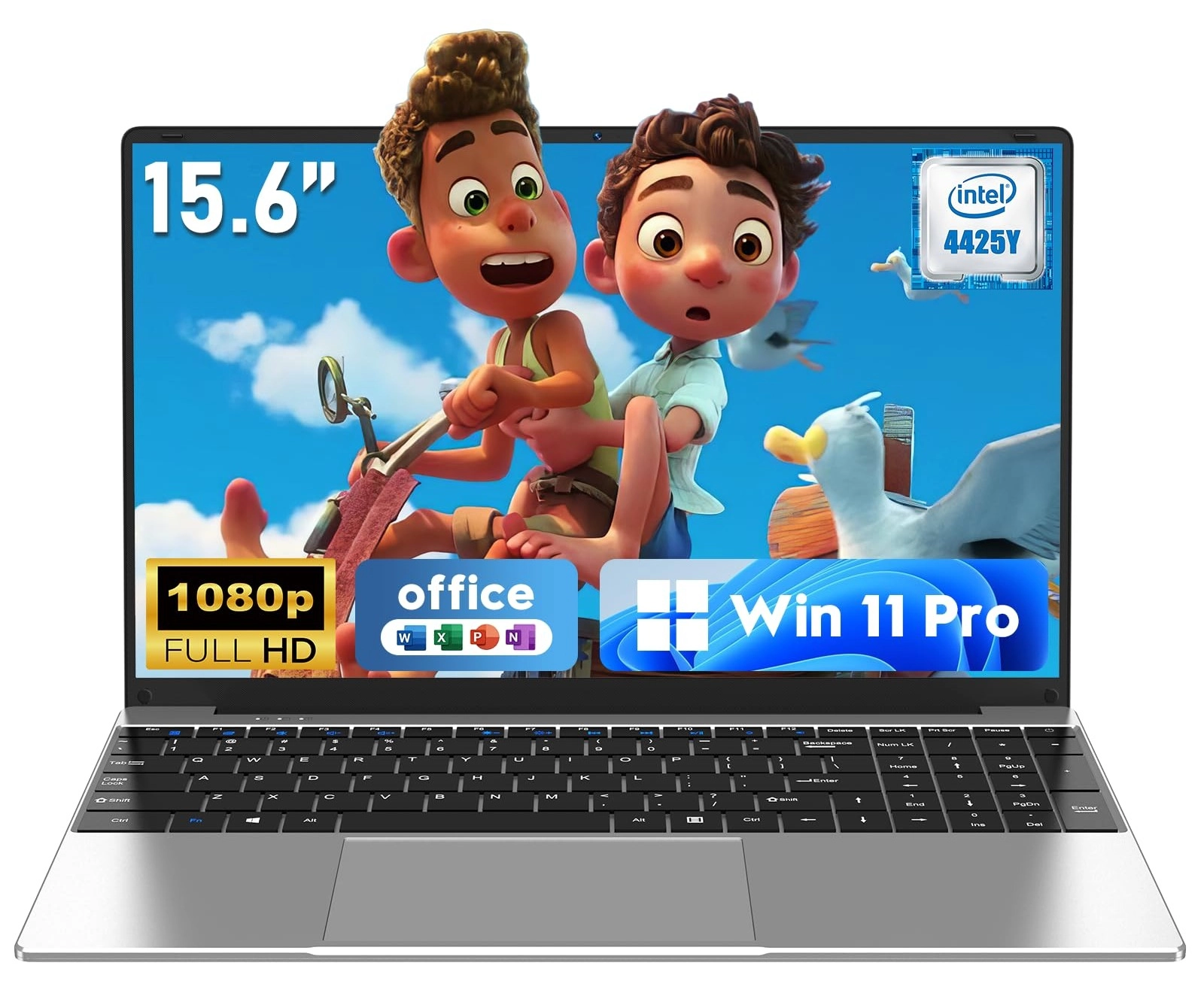 Naiklulu NY-14 Laptop 15.6" Pentium 4425Y 8GB RAM 256GB SSD FHD