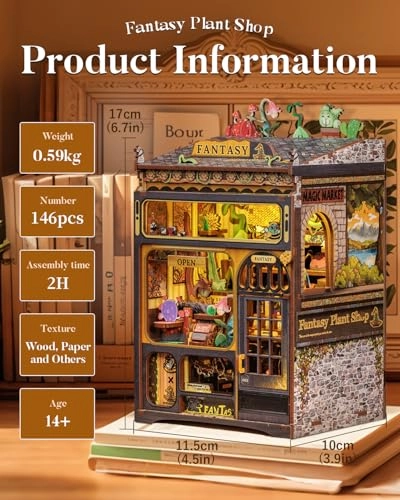 Book Nook Kit - Fantasy Plant Shop