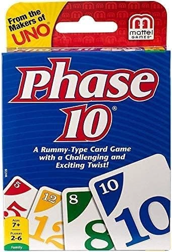 Dos + Phase 10 + Skip-Bo