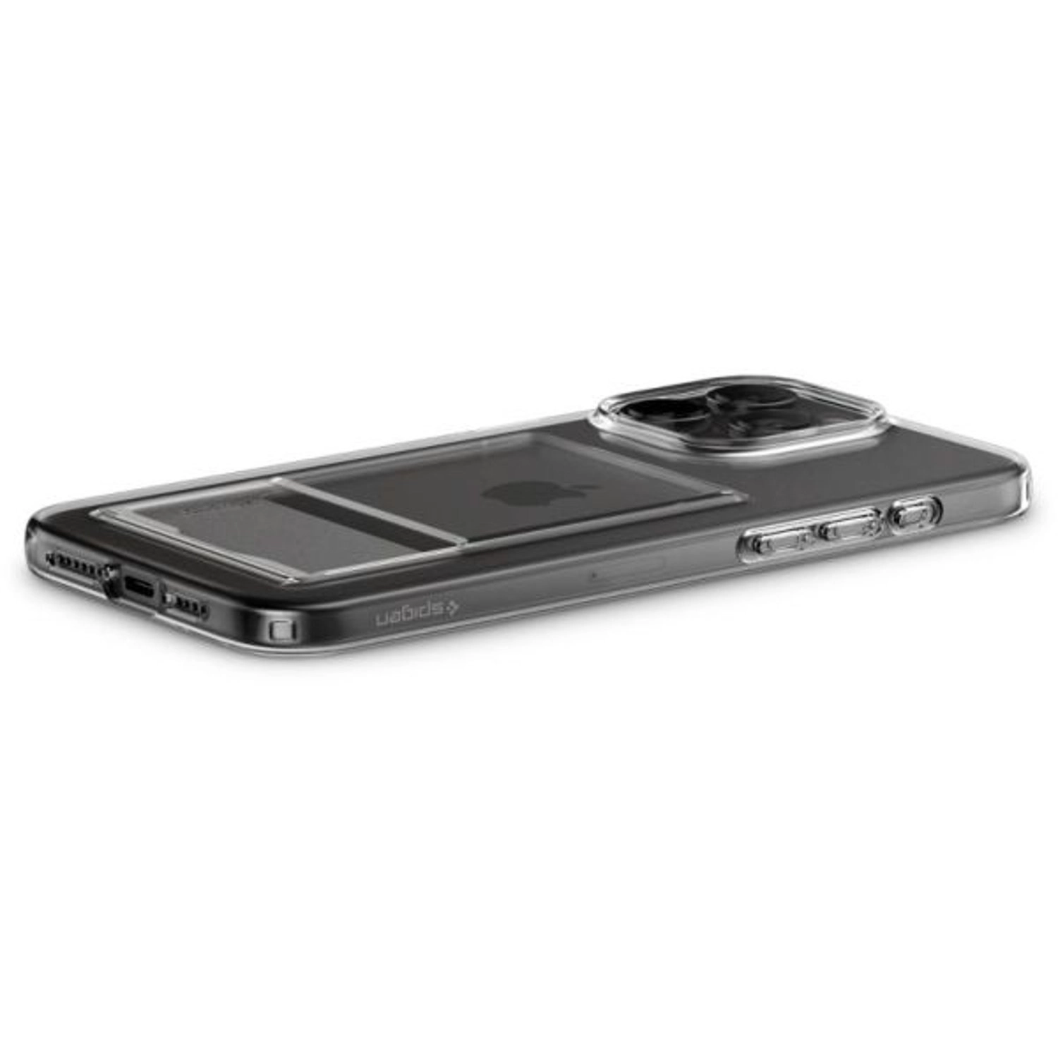 Crystal Slot Clear Case for iPhone 15 Pro