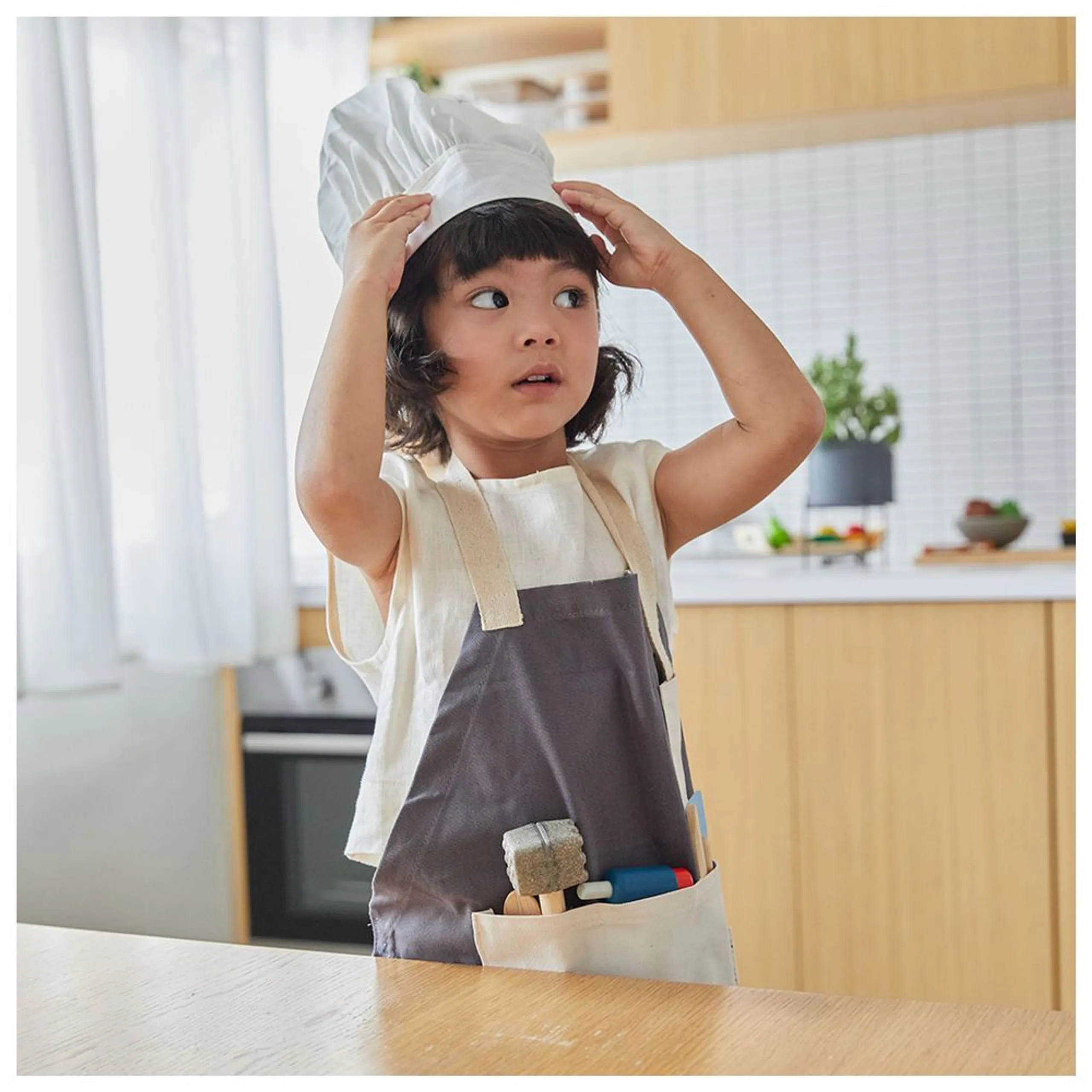 Chef Playset - Wooden 7 pcs (KETP-3710)