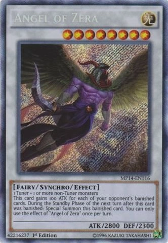 Yu-Gi-Oh! Angel of Zera MP14-EN116 - 1st Edition