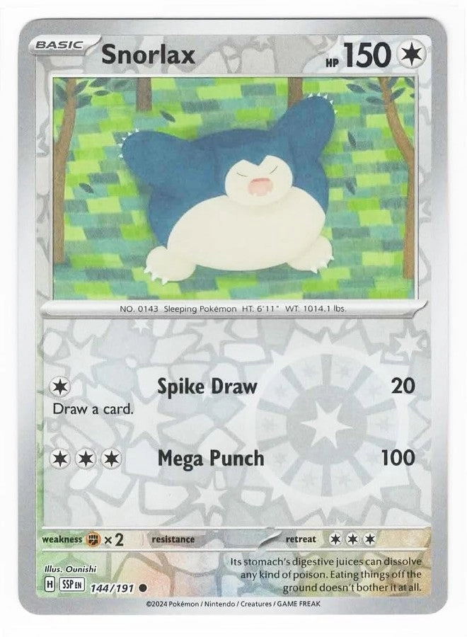 Pokémon Snorlax 144/191