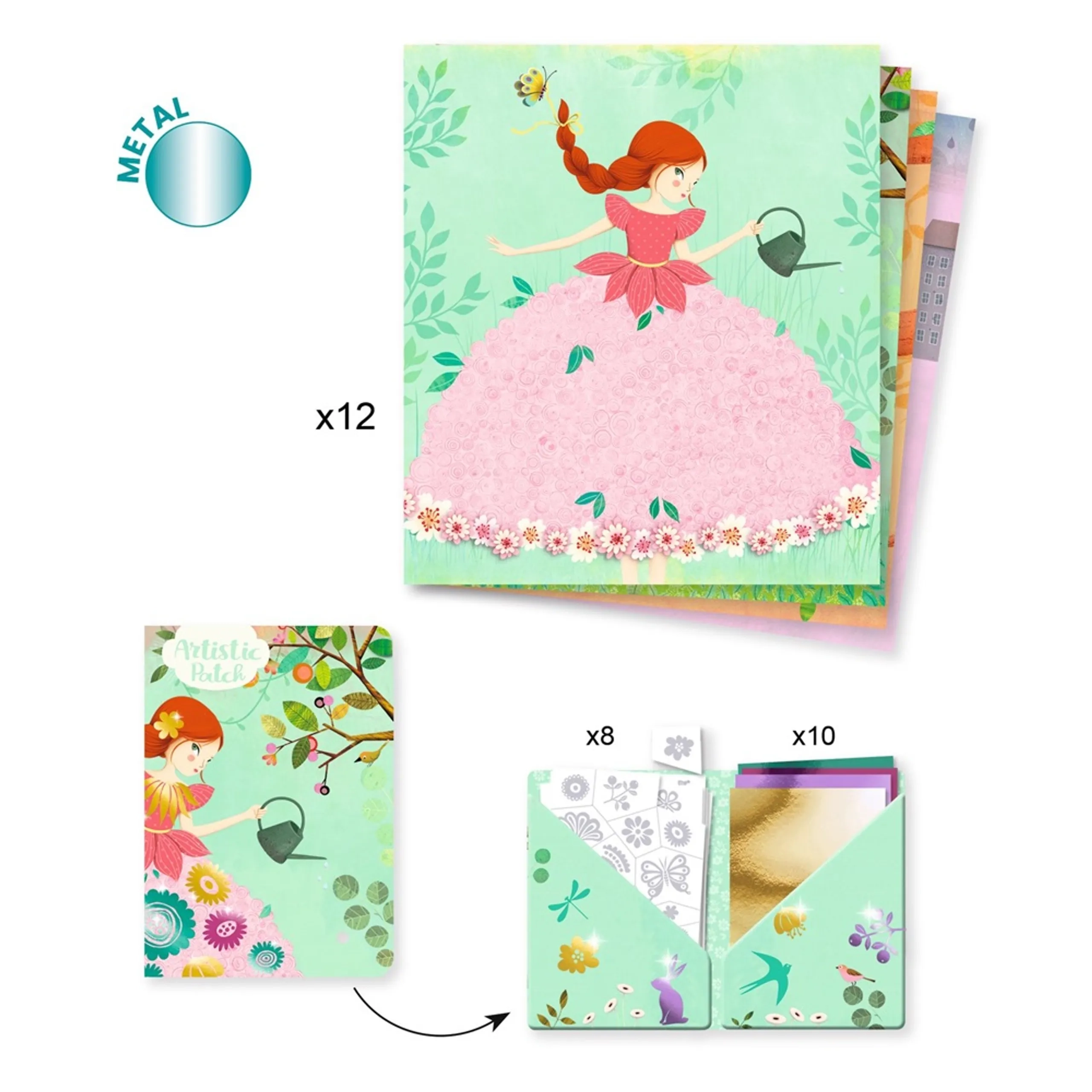 Artistic Patch - 12 illustrated cards