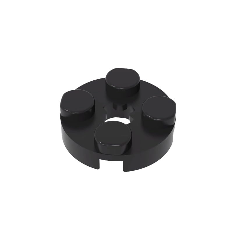 GDS-609 Plate Round 2x2 with Axle Hole Type 1 - 50pcs