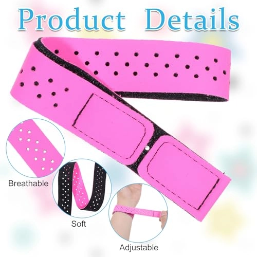 Heart Rate Monitor Band - 3 PCS Black Green Orange-Red