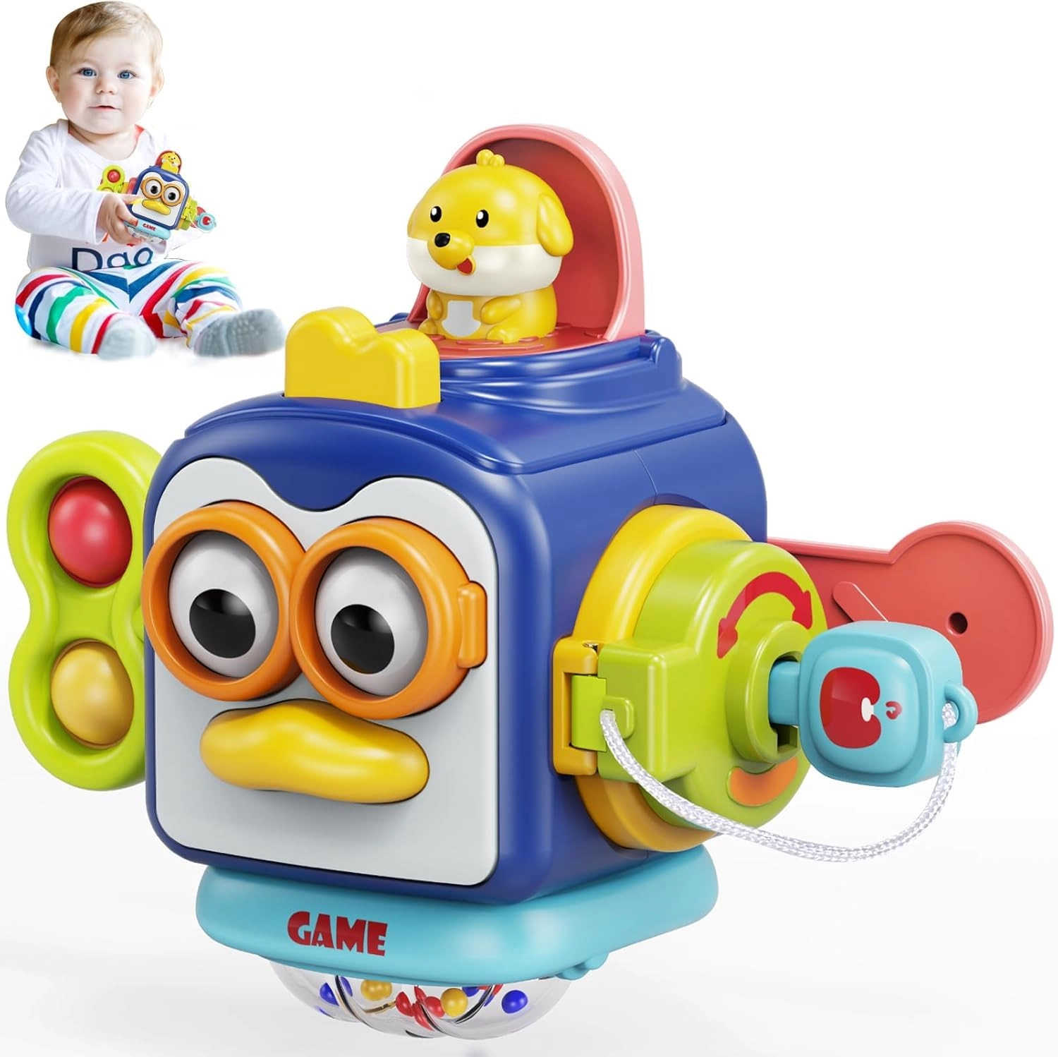 Conquer Busy Board Cube - 1 Year Old