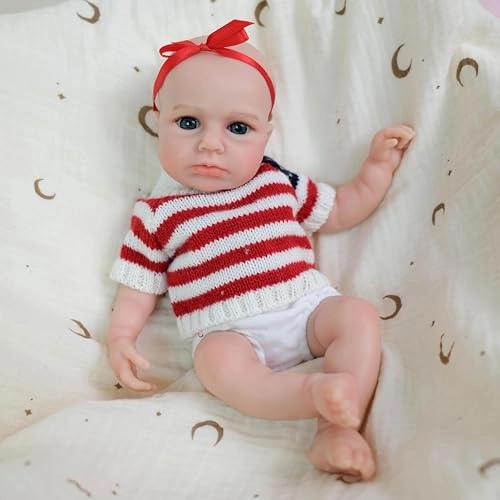 Reborn Baby Doll - 12 inch Vinyl Girl Ages 3+