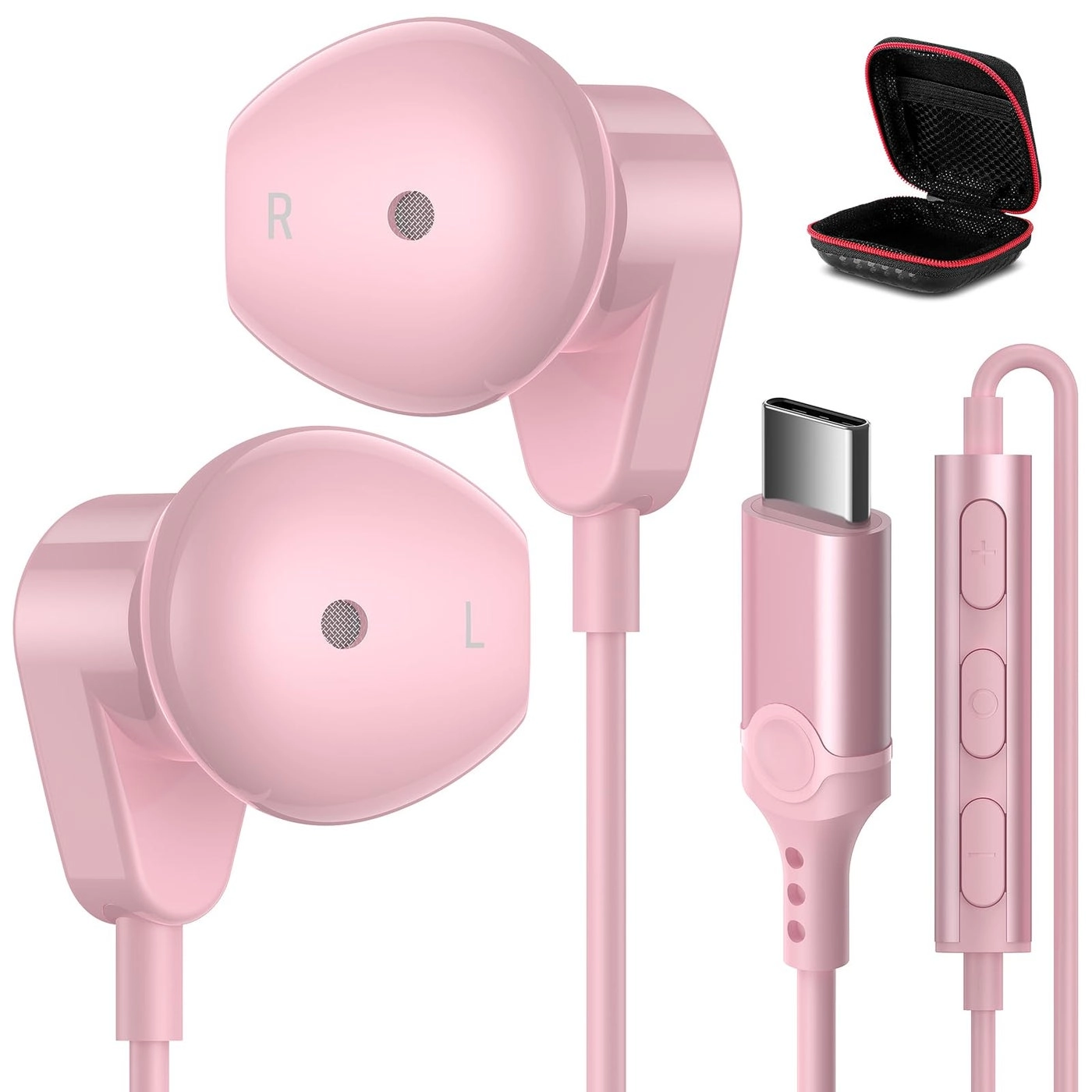 USB C Headphones Wired Earbud