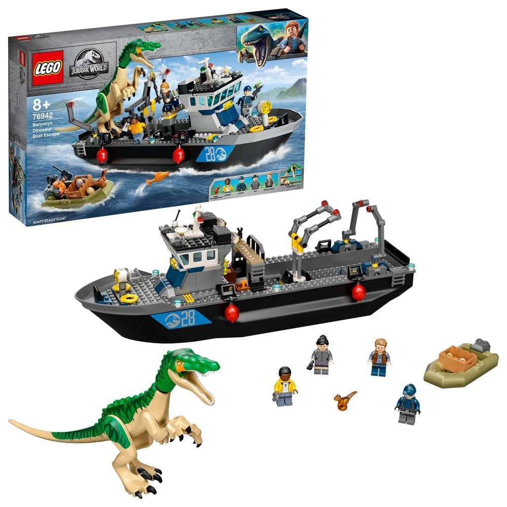 Jurassic World Baryonyx Dinosaur Boat Escape (76942)
