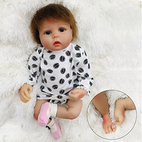 Reborn Baby Doll - 55cm 22" Vinyl Cotton Body