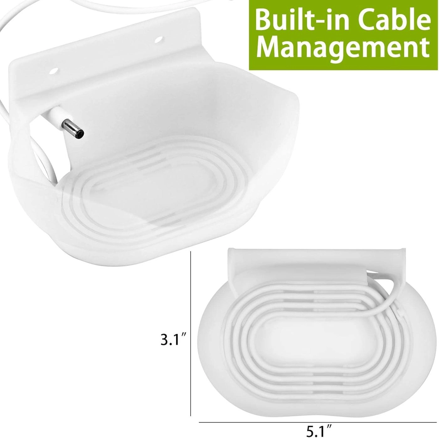 Wall Mount Holder - Google Nest Audio White