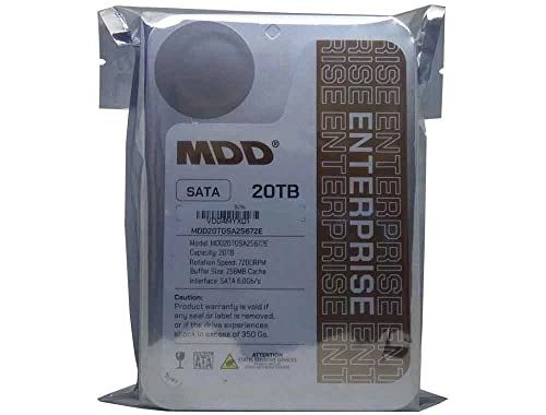 3.5" 7200rpm 256MB SATA 6Gb/s (MDD20TSATA25672E) - 20TB