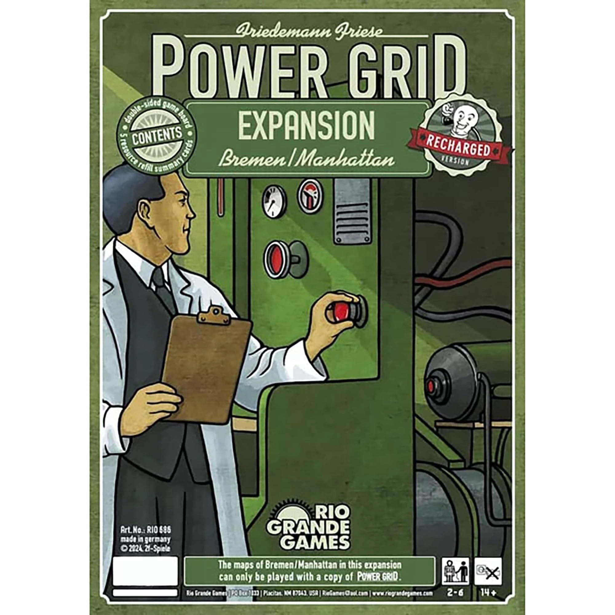 Rio Grande Games Power Grid Bremen + Power Grid Manhattan