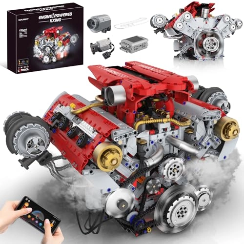Electric V8 Engine Kit Engineering Skills - 14 years+ 3168 pieces