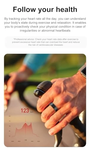 Smart Ring - US-11 Rose Glod Heart Rate Monitor