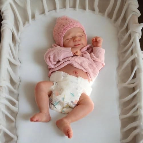 Pascale Reborn Baby Doll - 18 Inch Full Body Vinyl Dark Brown Ages 3+