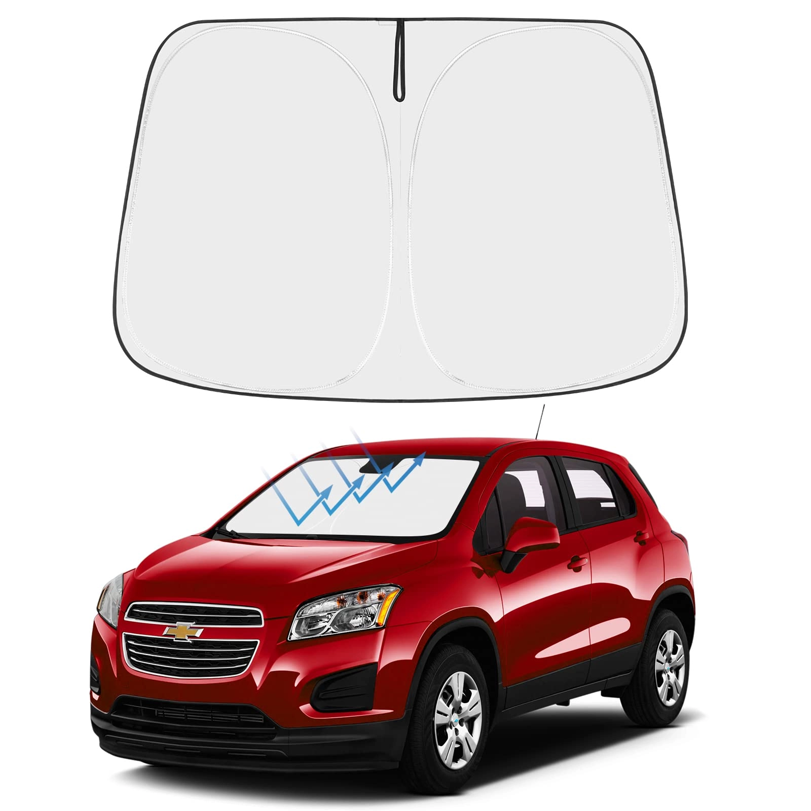 Proadsy Front Windshield Sun Shade - Chevrolet Trax 2013-2023