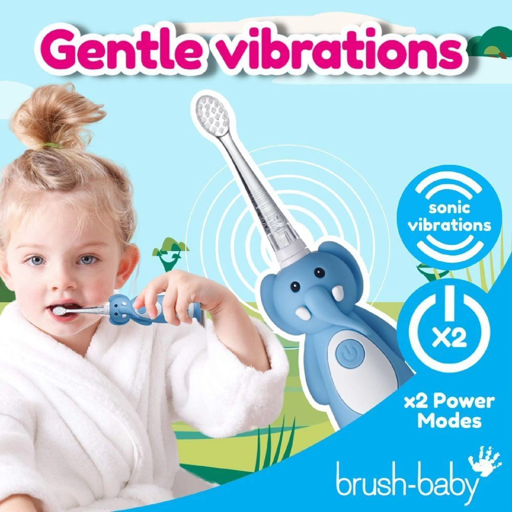 Wild Ones Koala Rechargeable Toothbrush - Light Blue