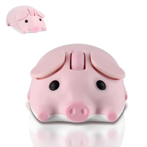 Cute Pig Mouse - Bluetooth & USB