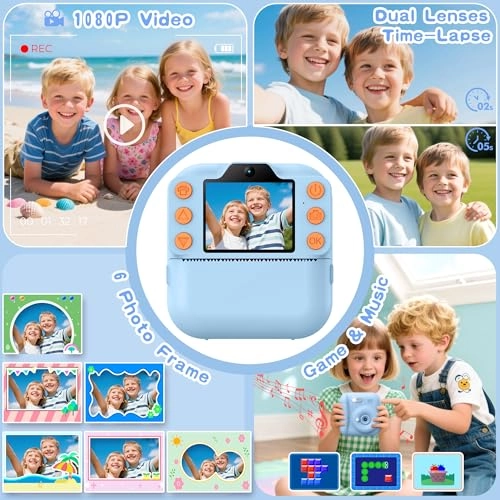 Instant Print Camera - 64GB 1000mAh