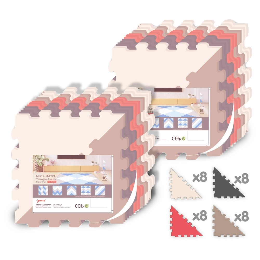 Triangle Puzzle Floor Mat - 10 Months