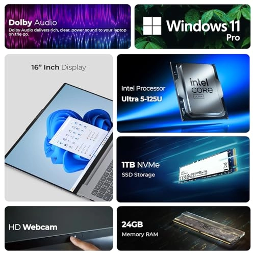 ThinkBook 16 G7 - 16'' Core Ultra 5 24GB DDR5 1TB SSD