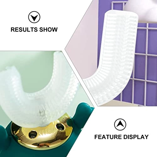 U Shaped Toothbrush Heads - 2pcs White