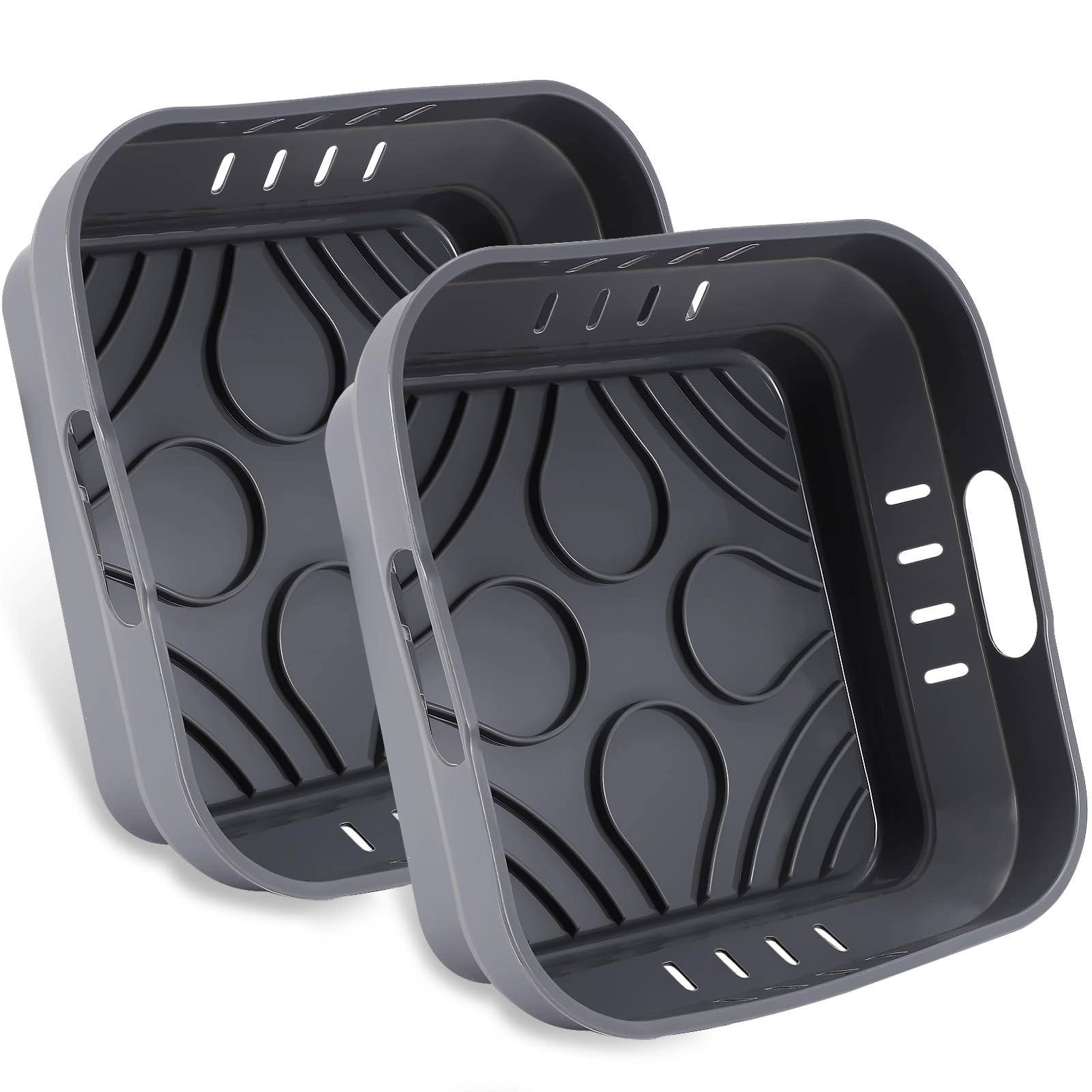 YINGRACE Silicone Mould for Hot Air Fryer - 100% high quality food grade silicone 2 Pieces