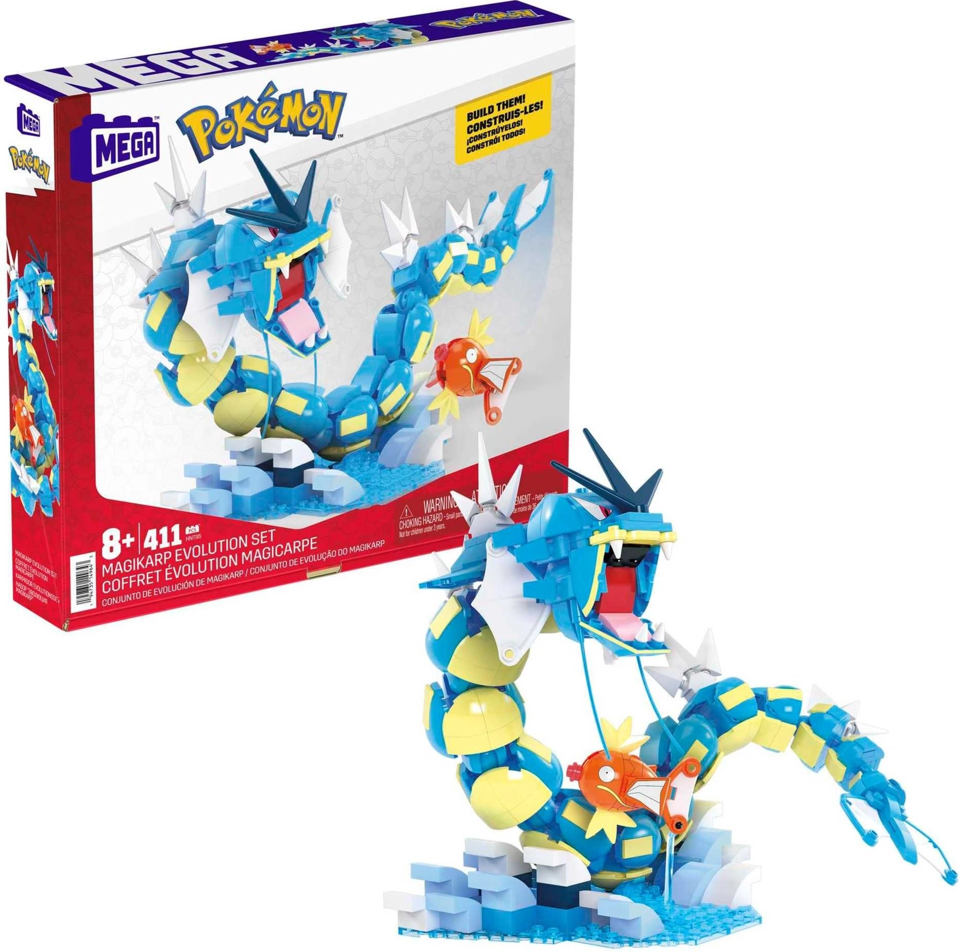 Mattel Magikarp Evolution - pokemon 411 pcs