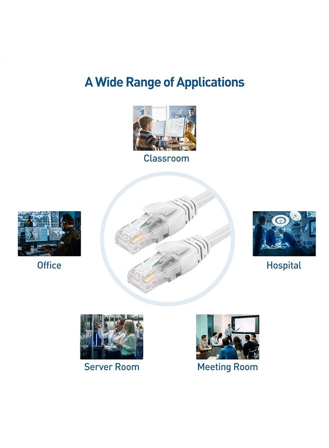 Cat 6 Ethernet Patch Cable - 3 m Pack