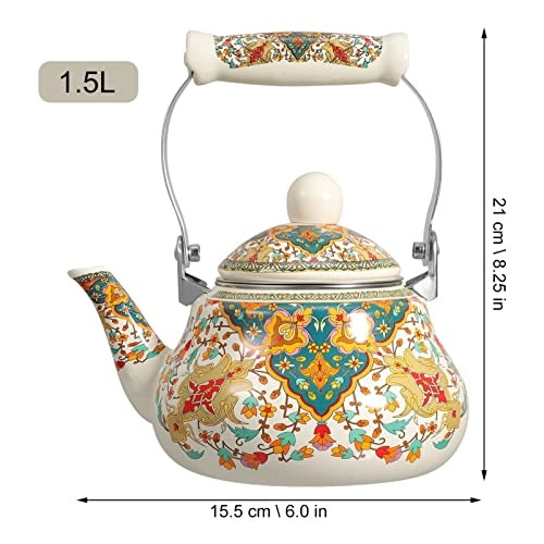 Enamel Tea Kettle - Enamel