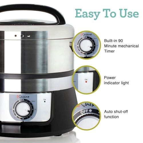 Electric Food Steamer - 3.2 Liters