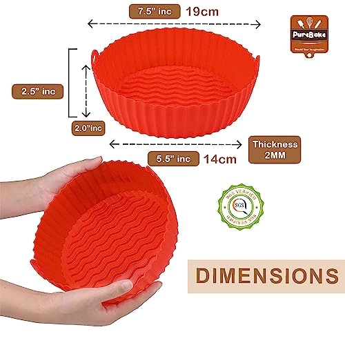 Air Fryer Silicone Liners PB_SIL_AF_7.5in_Packof1