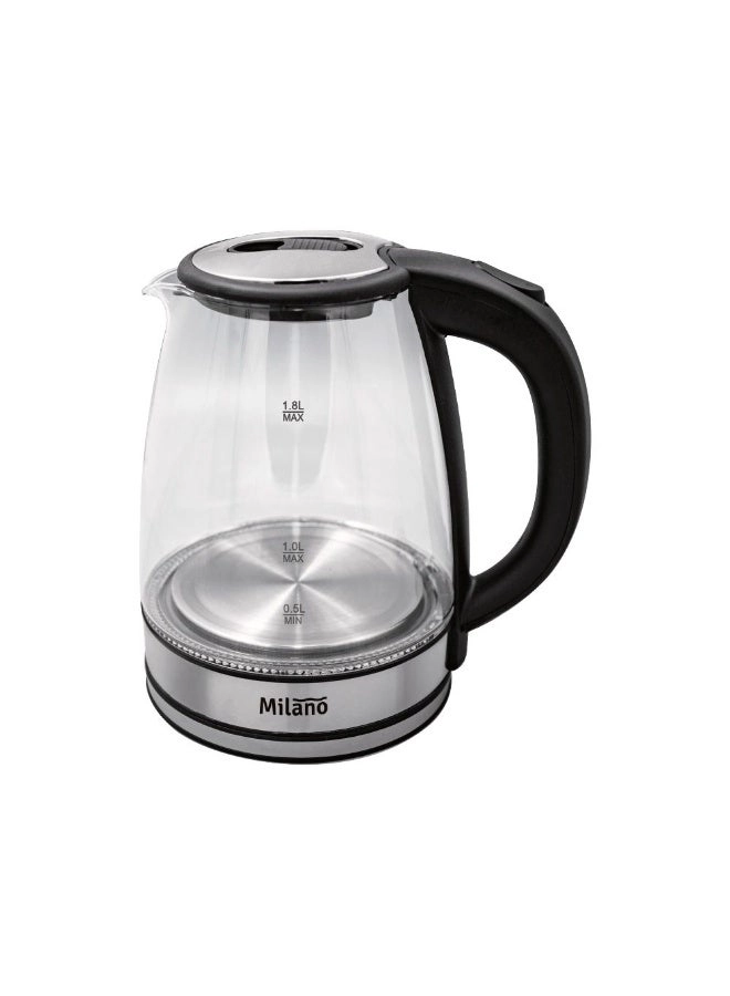 milano Glass Transparent Electric Kettle