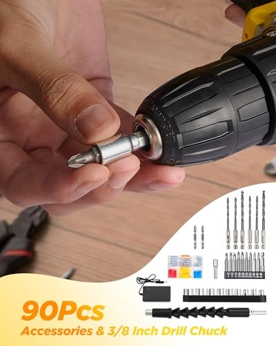 Cordless Drill - 2x 2.0Ah