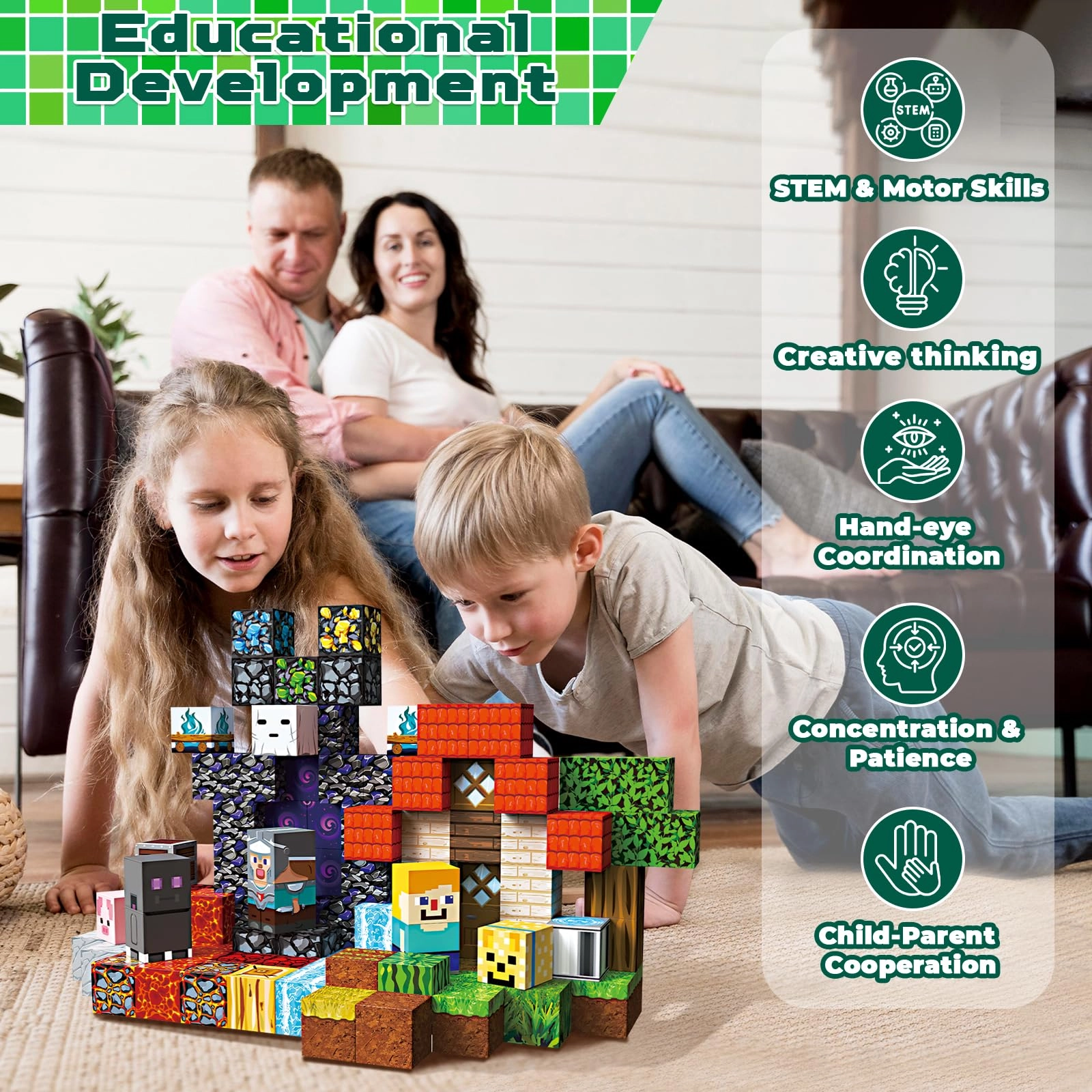Magnetic Blocks - Portal 100 pcs