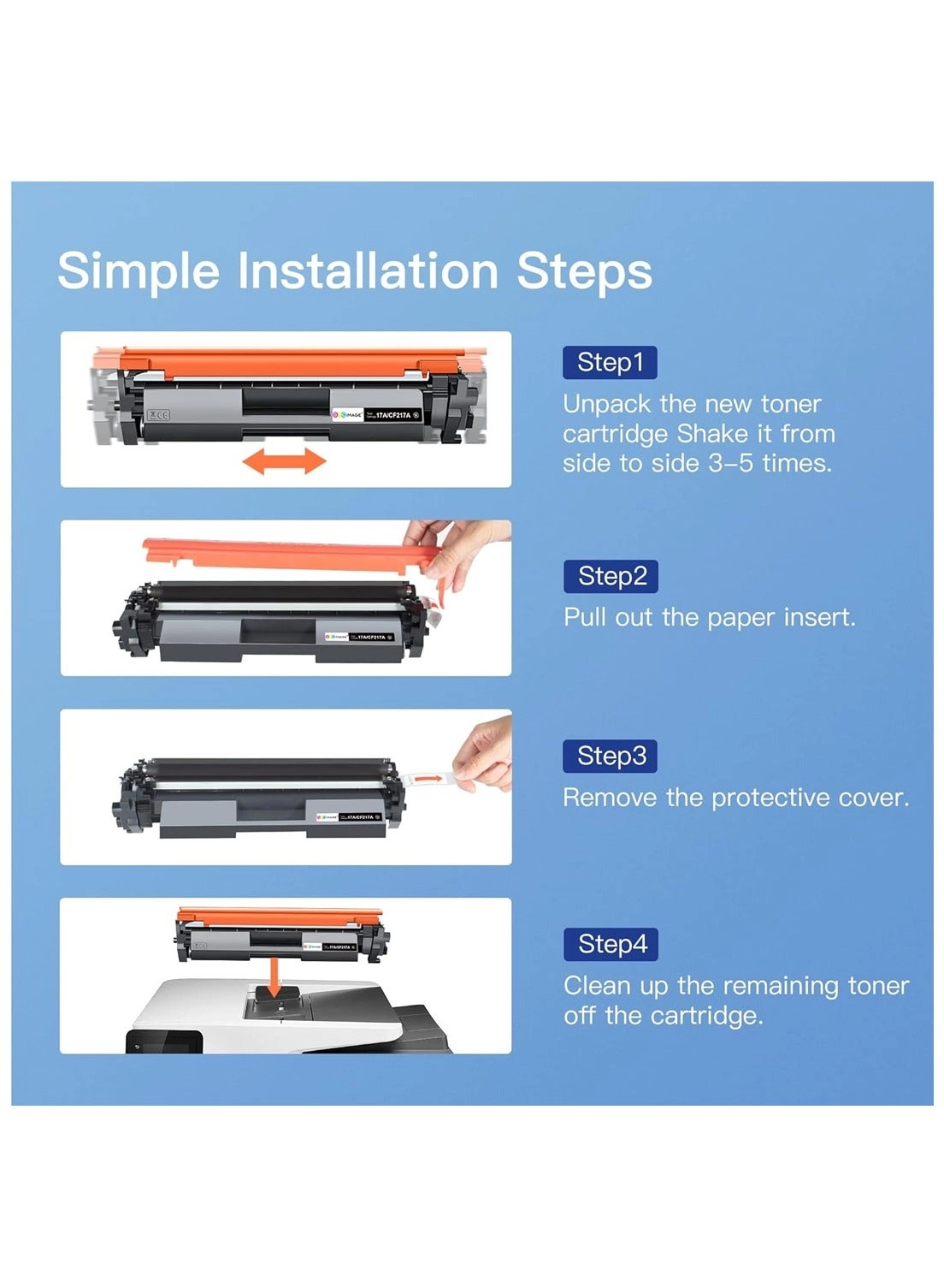 OMH17A CF217A - 1,600 Pages black