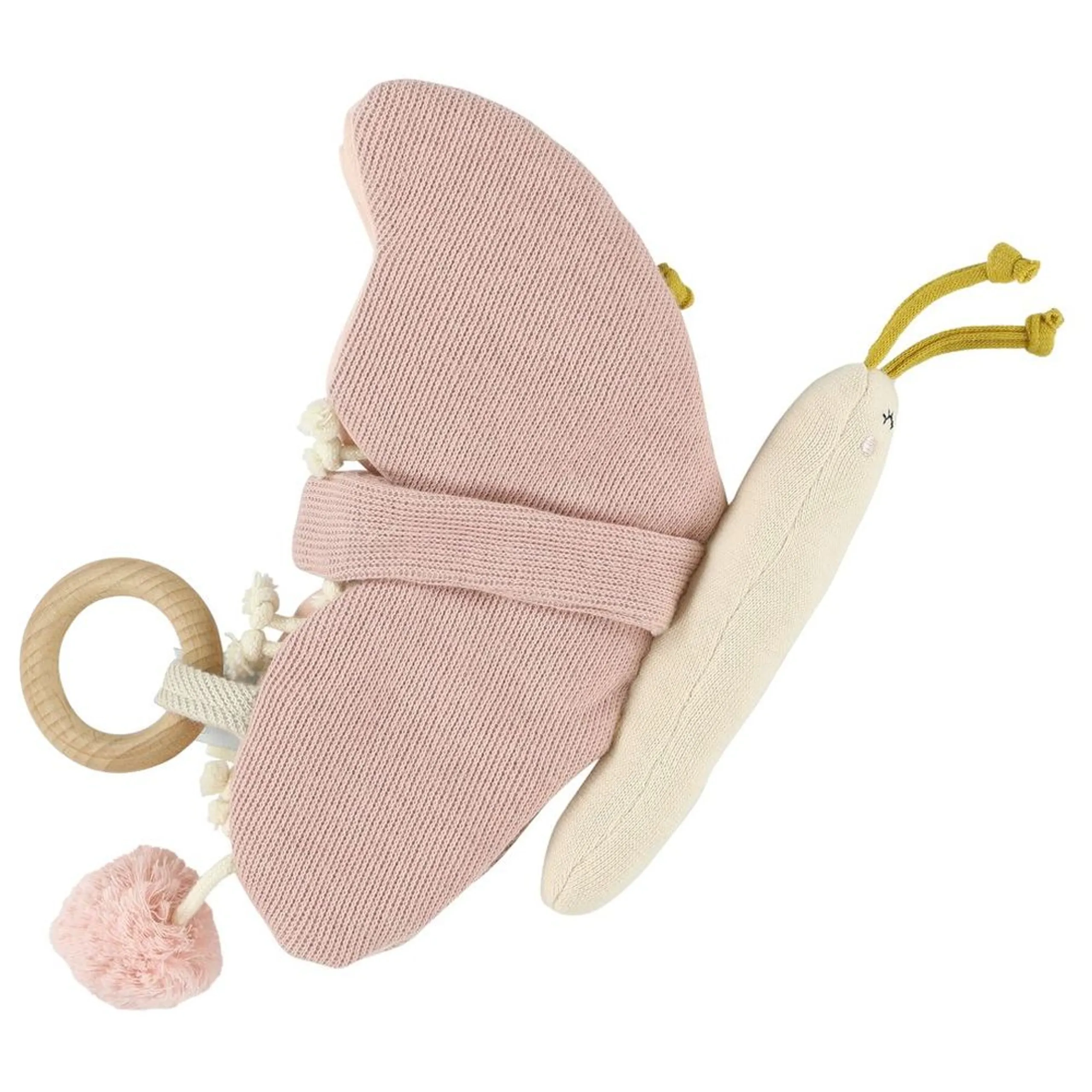 TRIXIE Activity Butterfly organic cotton Book - Suitable for Newborn & above