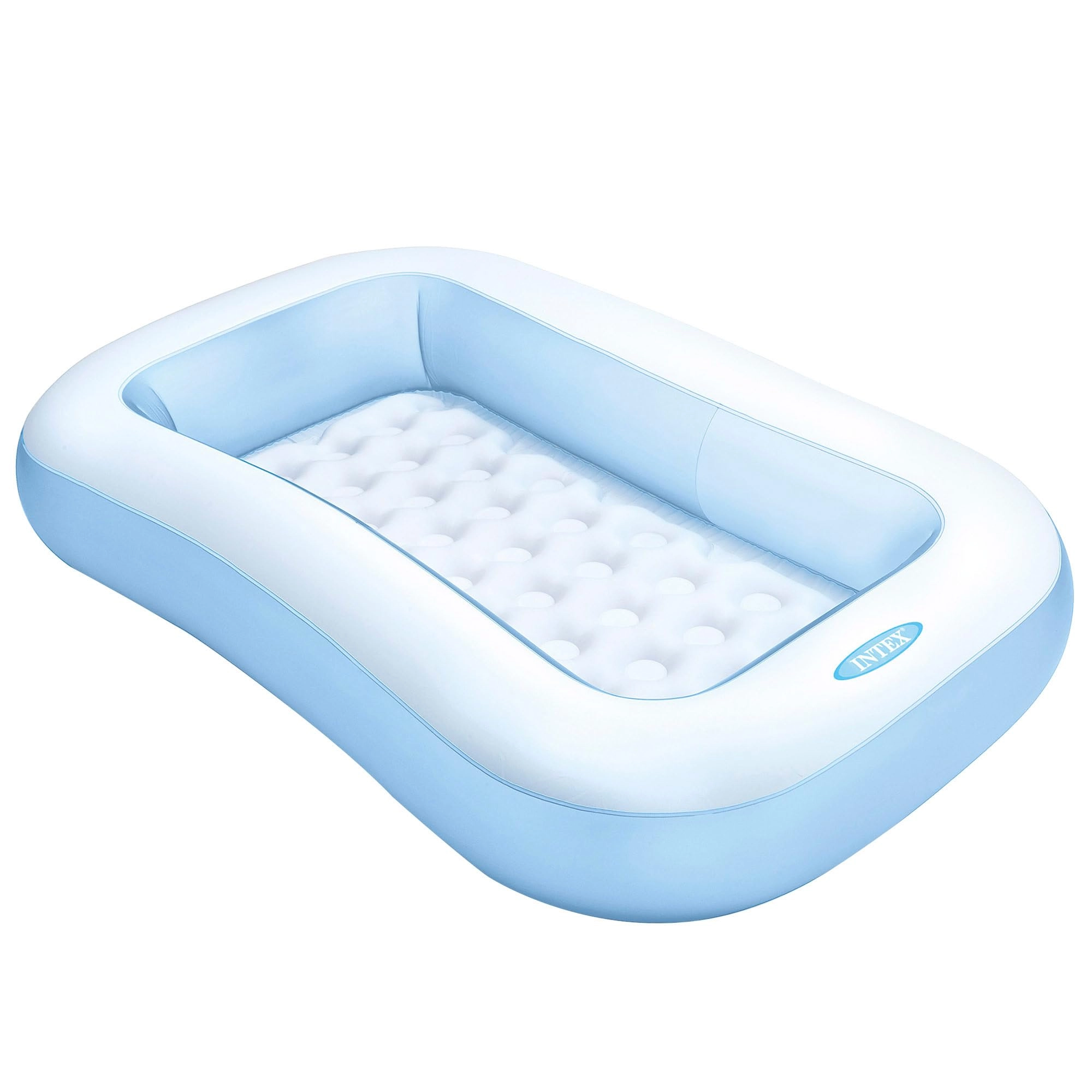 Inflatable Rectangular Baby Pool - 166x100cm Blue