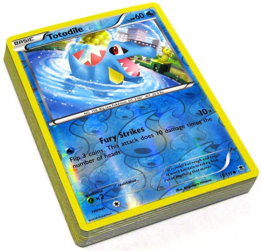 Random Reverse Foil Single Cards - English 25pcs