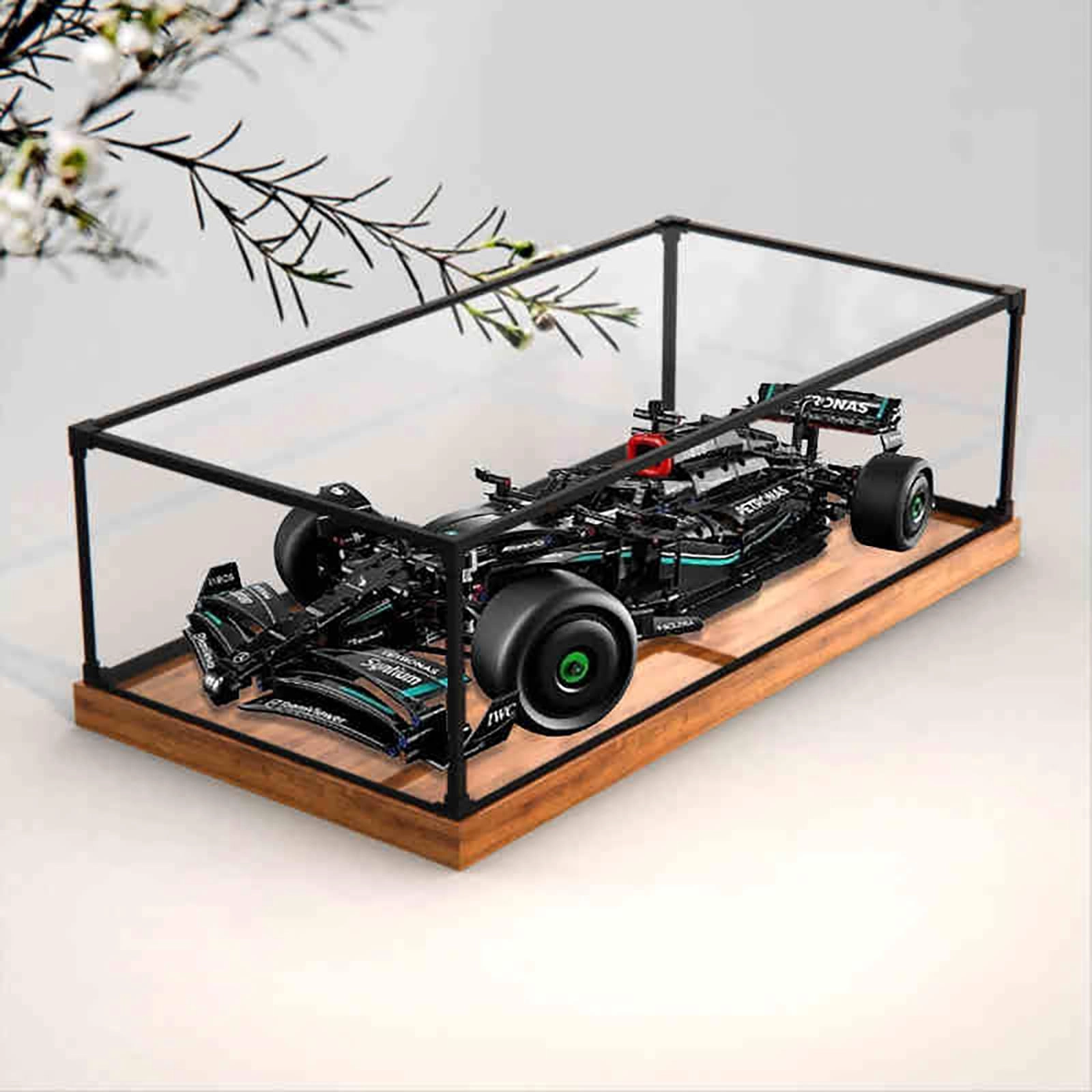 Acrylic Display Case - 70 x 30 x 20 cm White Base