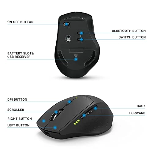 MT550 Multimode Optical Mouse - Wireless