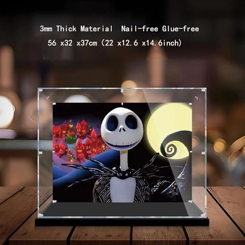 Acrylic Display Case - The Nightmare Before Christmas Lego