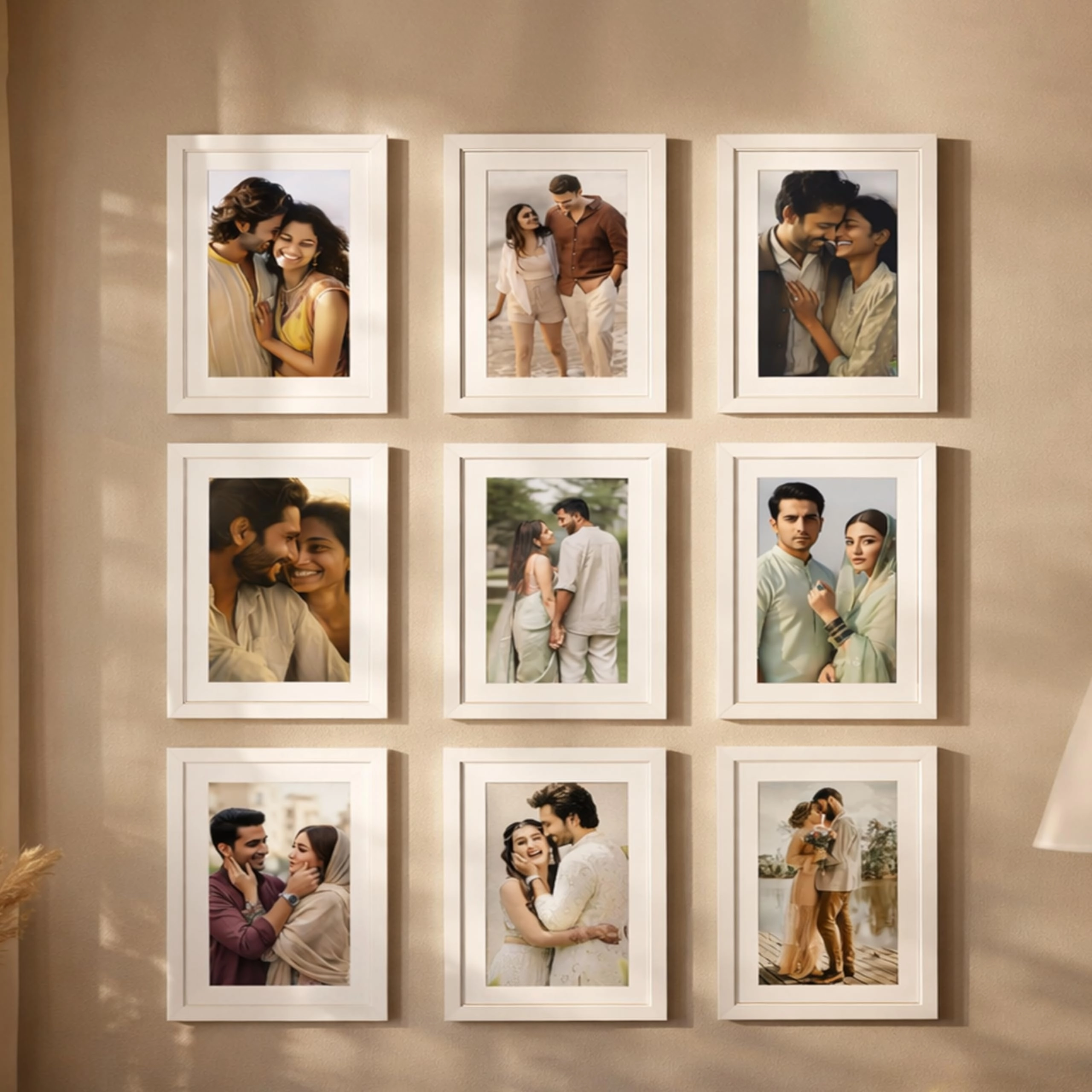 Collage Picture Frame - 6x8 Inch 9