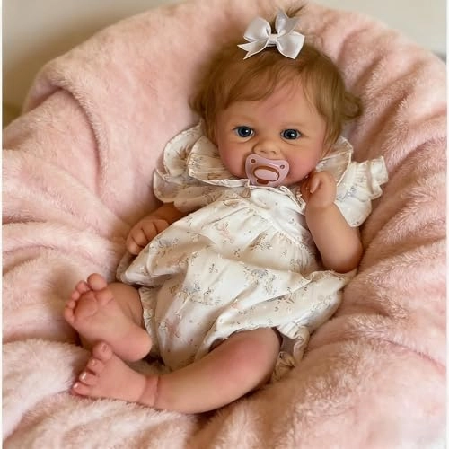 Reborn Baby Doll - 19 Inch Silicone Girl Ages 3+