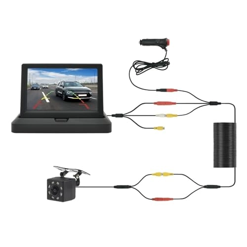 Monitor - 7" HD 800 x 480 + Rear View Camera - 8LED Night Vision