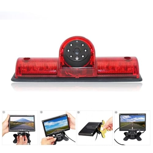 HD Brake Light Reversing Camera - 628x586 pixels