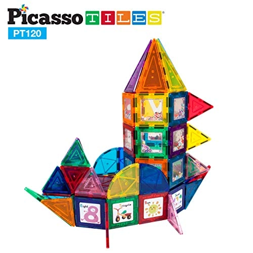 Master Builder Magnetic Building Block Construction Set - 120 pcs