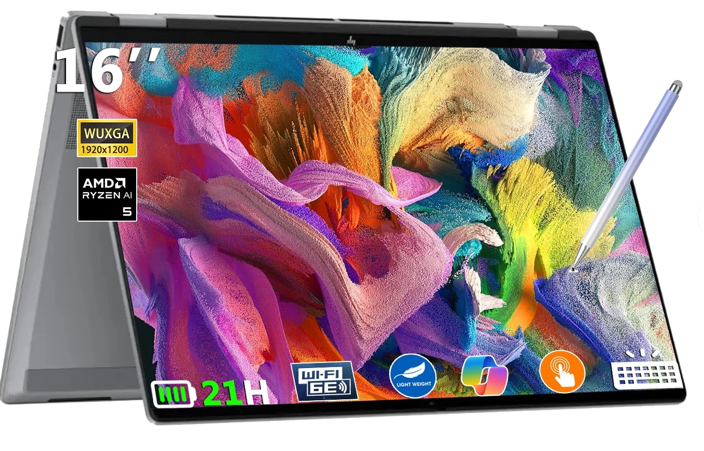 HP OmniBook X - 16'' Ryzen AI 5 340 16GB DDR5 512GB SSD